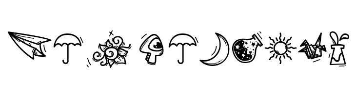 SunsetDingbats  Free Fonts Download