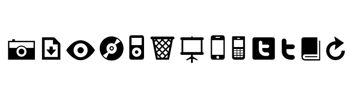 ModernPictograms  Free Fonts Download