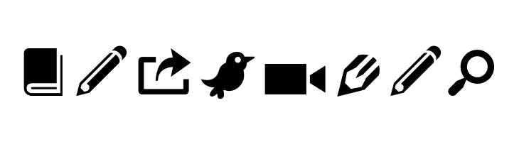 ModernPictograms  Free Fonts Download