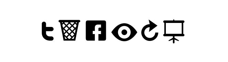 ModernPictograms  Free Fonts Download