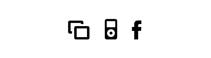 ModernPictograms  Free Fonts Download