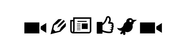 ModernPictograms  Free Fonts Download