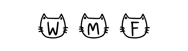 Meows Nepil Regular  Free Fonts Download