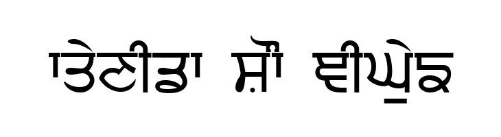 Punjabi  Free Fonts Download
