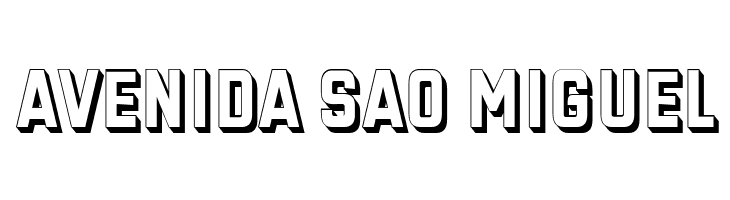 Hangout 3D Regular  Free Fonts Download