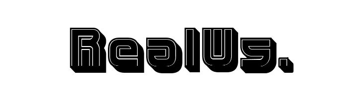 Hunk Filled Regular  Free Fonts Download