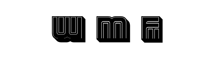 Hunk Filled Regular  Free Fonts Download