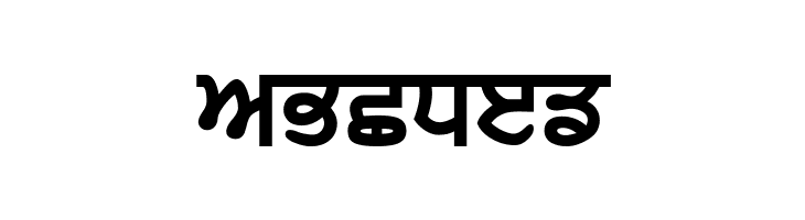 GurbaniWebThick  Free Fonts Download