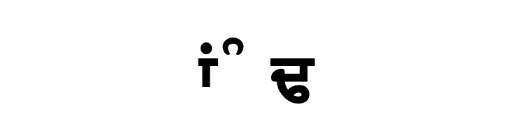 GurbaniWebThick  Free Fonts Download