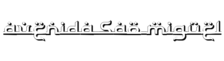 Bayram 3D Regular  Free Fonts Download