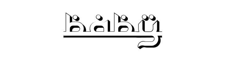 Bayram 3D Regular  Free Fonts Download