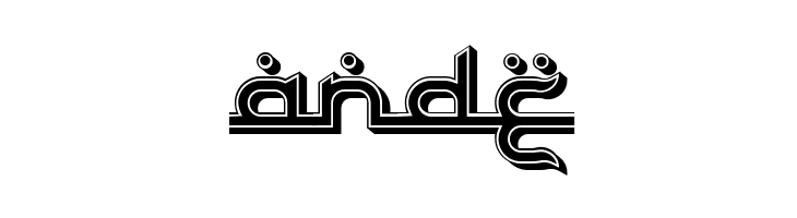 Bayram 3D Filled Regular  Free Fonts Download