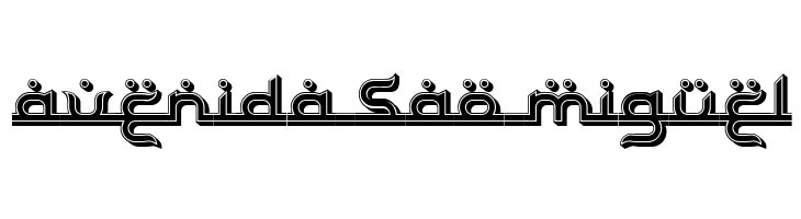 Bayram 3D Filled Regular  Free Fonts Download