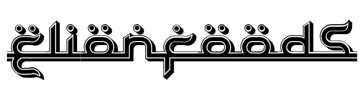 Bayram 3D Filled Regular  Free Fonts Download