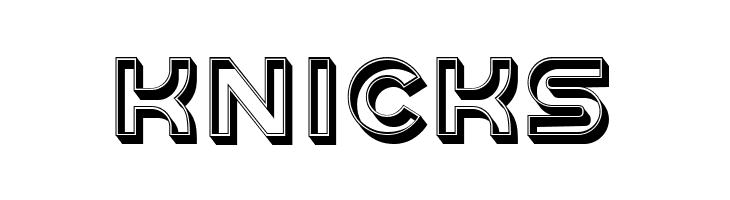 Rickrack 3D Regular  Free Fonts Download