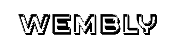 Rickrack 3D Regular  Free Fonts Download