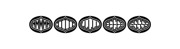 Formogram Ellipse Hollow Regular  Free Fonts Download