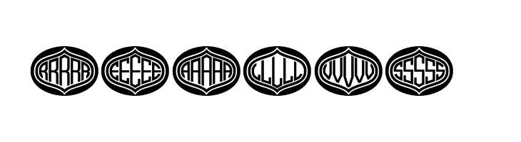 Formogram Ellipse Hollow Regular  Free Fonts Download