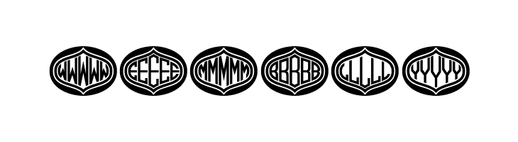 Formogram Ellipse Hollow Regular  Free Fonts Download