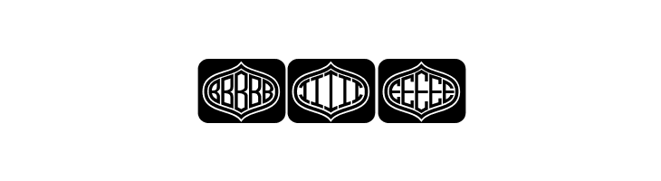 Formogram Squarish Hollow Regular  Free Fonts Download