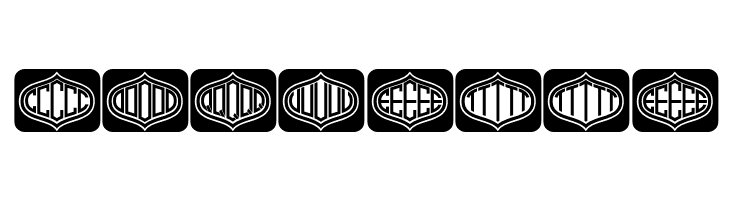 Formogram Squarish Hollow Regular  Free Fonts Download