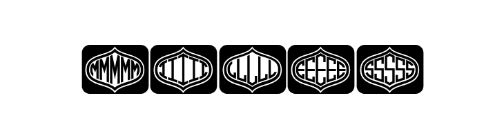 Formogram Squarish Hollow Regular  Free Fonts Download