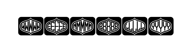 Formogram Squarish Hollow Regular  Free Fonts Download