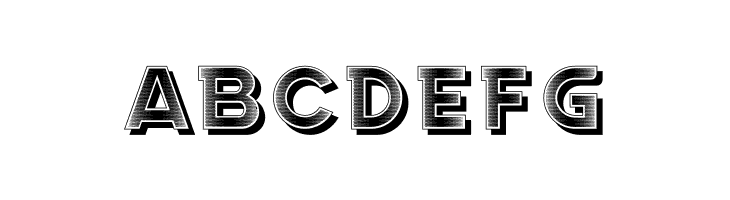 Arzona Shadow Inverted Regular  Free Fonts Download