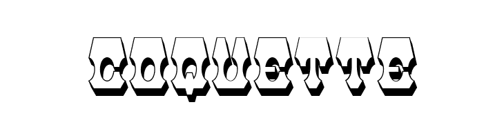 Quadri Hollow Regular  Free Fonts Download