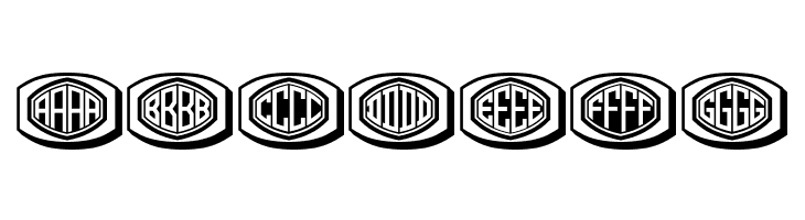 Bulged Monogram Stylish Regular  Free Fonts Download