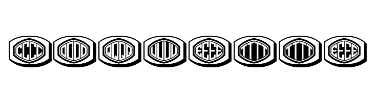 Bulged Monogram Stylish Regular  Free Fonts Download