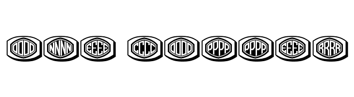 Bulged Monogram Stylish Regular  Free Fonts Download