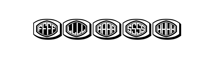 Bulged Monogram Stylish Regular  Free Fonts Download