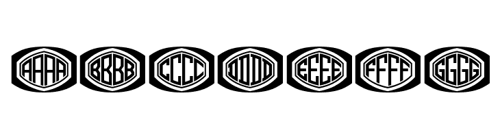 Bulged Monogram Stylish Flat Regular  Free Fonts Download