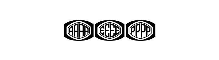 Bulged Monogram Stylish Flat Regular  Free Fonts Download