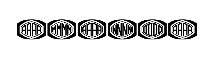 Bulged Monogram Stylish Flat Regular  Free Fonts Download