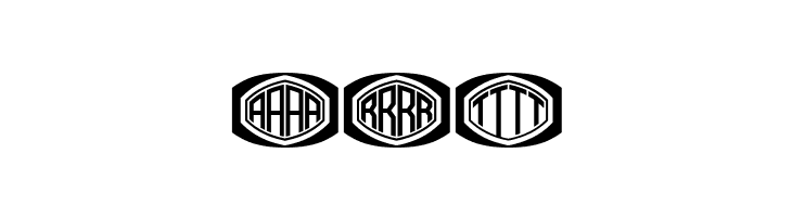 Bulged Monogram Stylish Flat Regular  Free Fonts Download