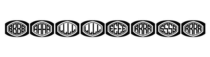 Bulged Monogram Stylish Flat Regular  Free Fonts Download
