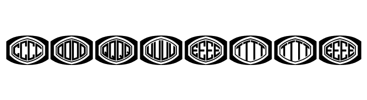 Bulged Monogram Stylish Flat Regular  Free Fonts Download