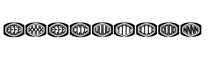 Bulged Monogram Stylish Flat Regular  Free Fonts Download