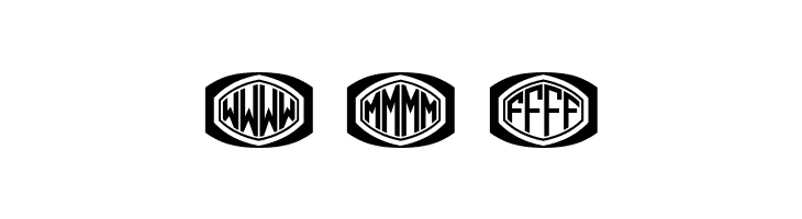 Bulged Monogram Stylish Flat Regular  Free Fonts Download