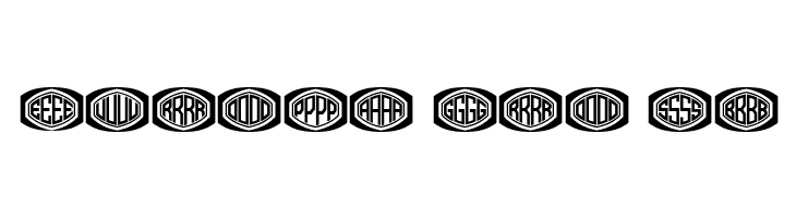 Bulged Monogram Stylish Flat Regular  Free Fonts Download