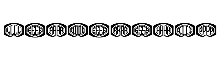 Bulged Monogram Stylish Flat Regular  Free Fonts Download