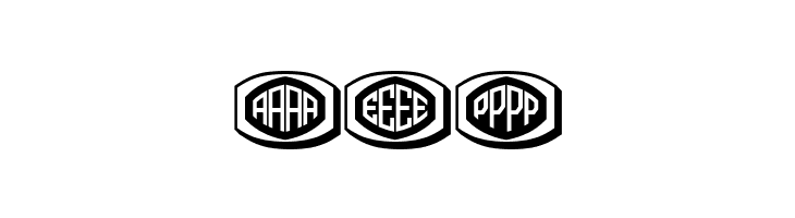Bulged Monogram Regular  Free Fonts Download