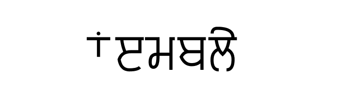 Punjabi Typewriter  Free Fonts Download