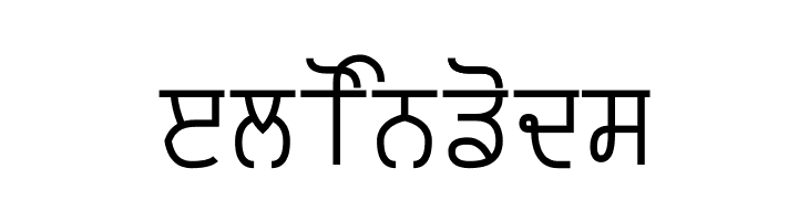 Punjabi Typewriter  Free Fonts Download