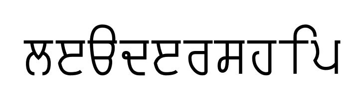 Punjabi Typewriter  Free Fonts Download