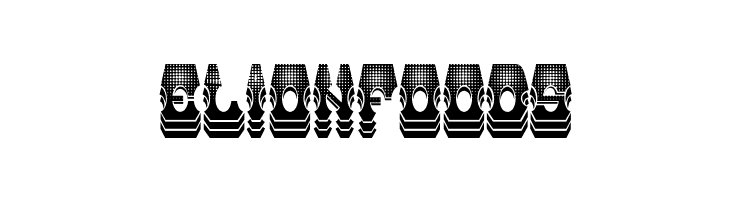 Saturn Sliced Regular  Free Fonts Download