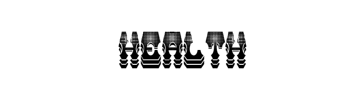 Saturn Sliced Regular  Free Fonts Download