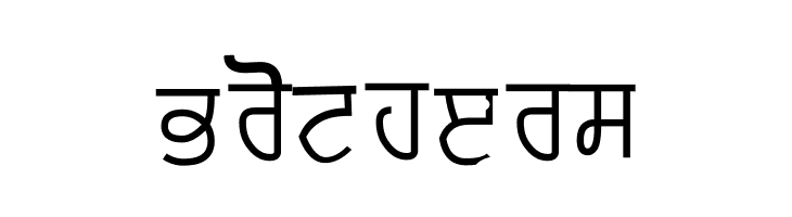 Punjabi Typewriter Old  Free Fonts Download